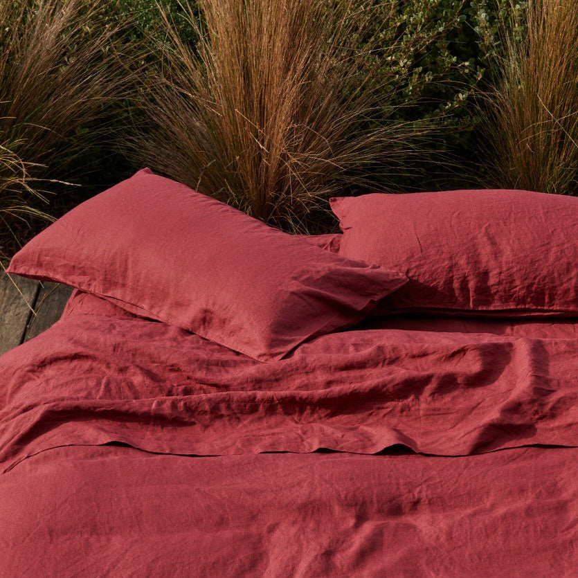 NEW GOTS French Linen Standard Pillowcases