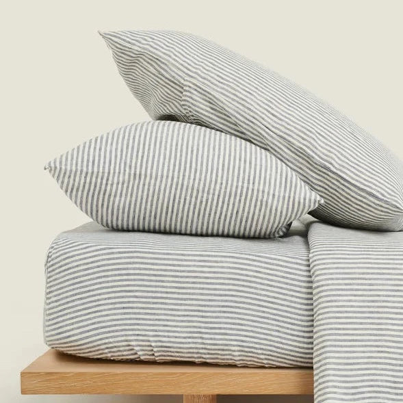 NEW GOTS French Linen Fitted Sheet