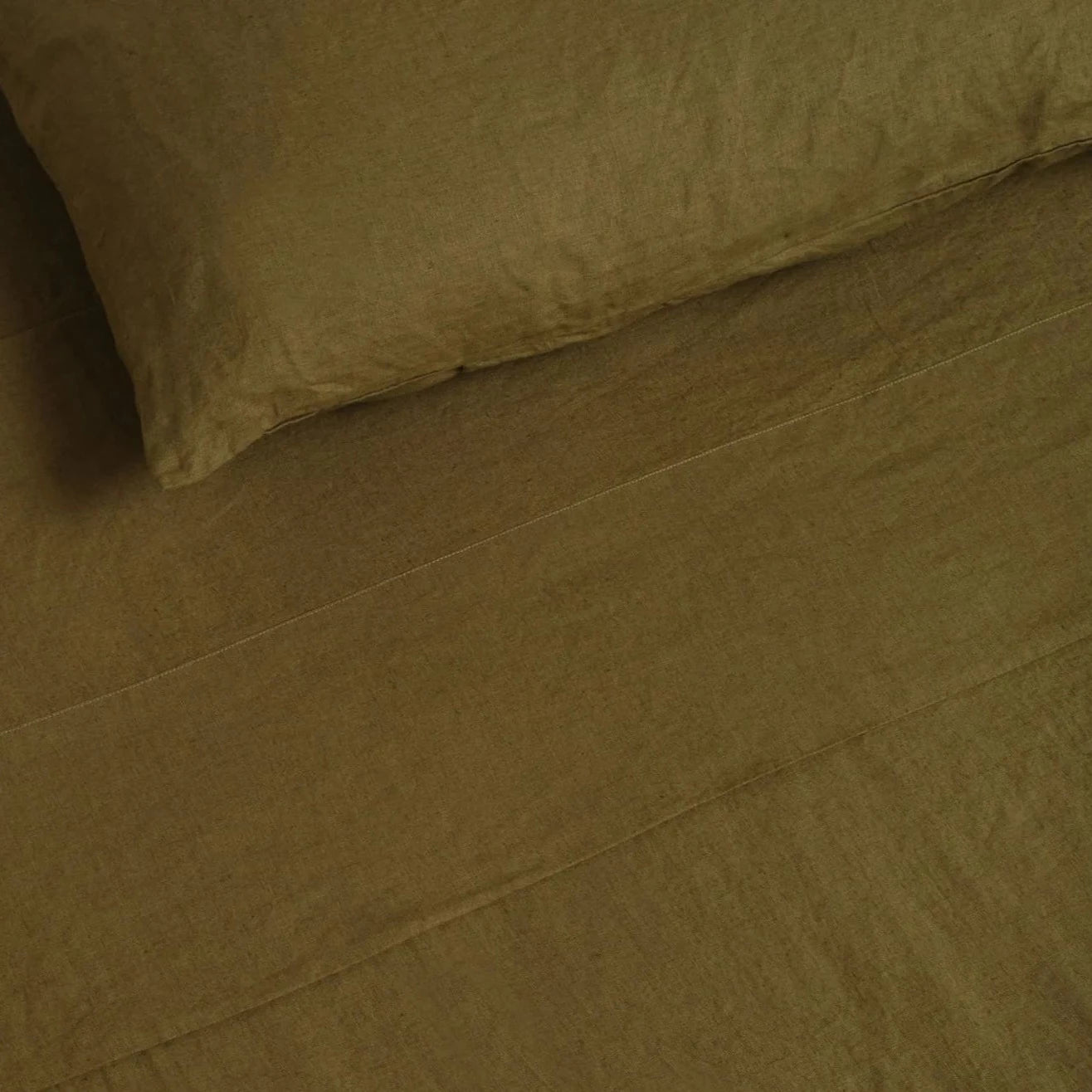 NEW GOTS French Linen Flat Sheet