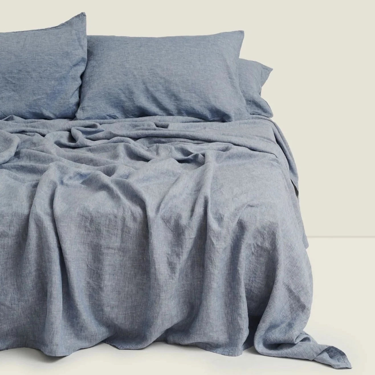 NEW GOTS French Linen Flat Sheet