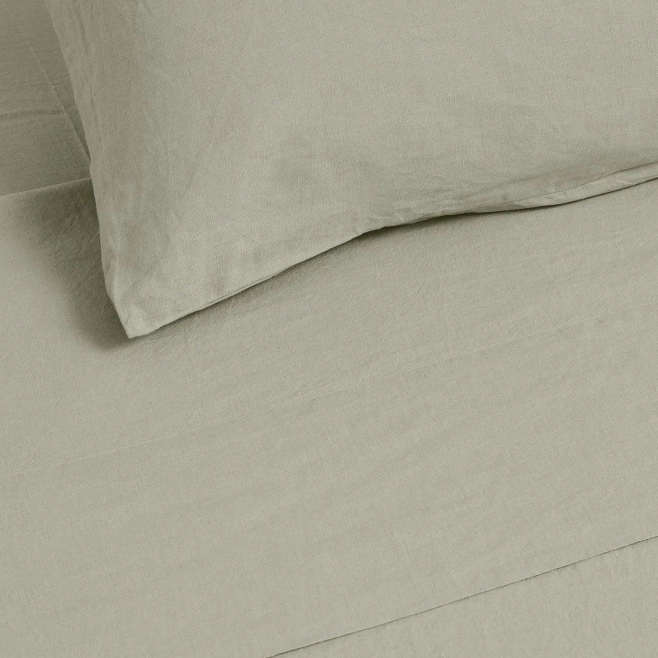 NEW GOTS French Linen Flat Sheet