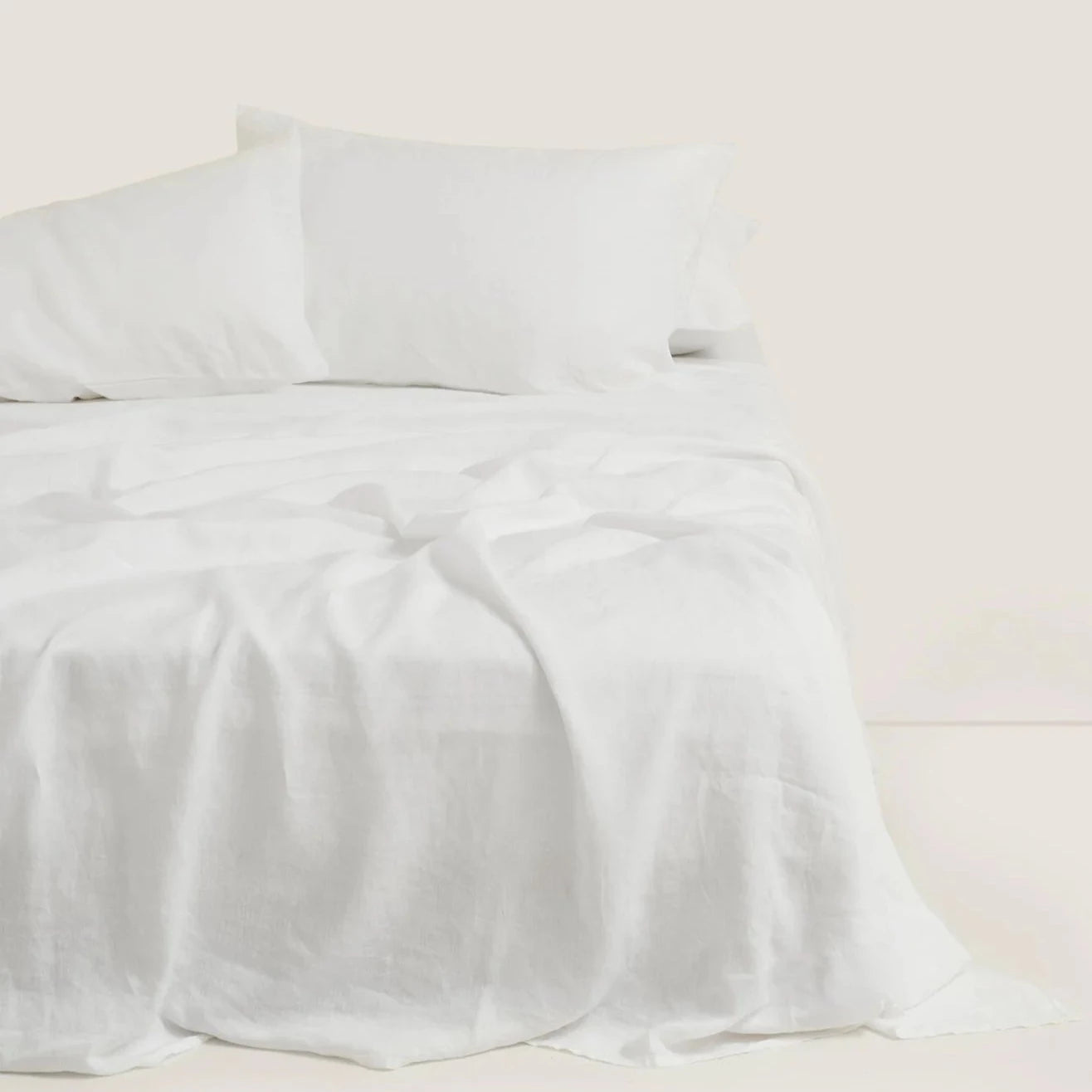 NEW GOTS French Linen Flat Sheet