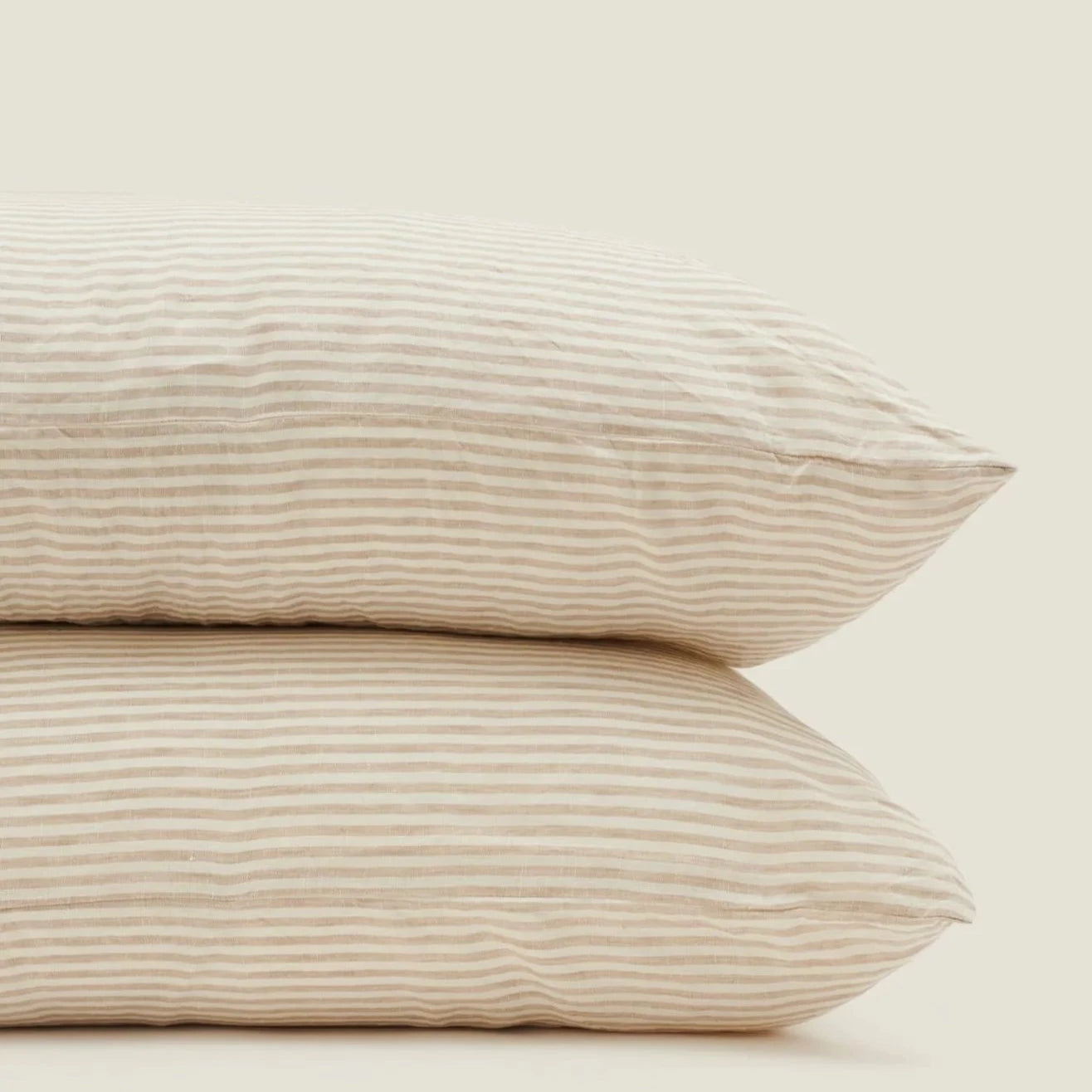 NEW GOTS French Linen King Pillowcases