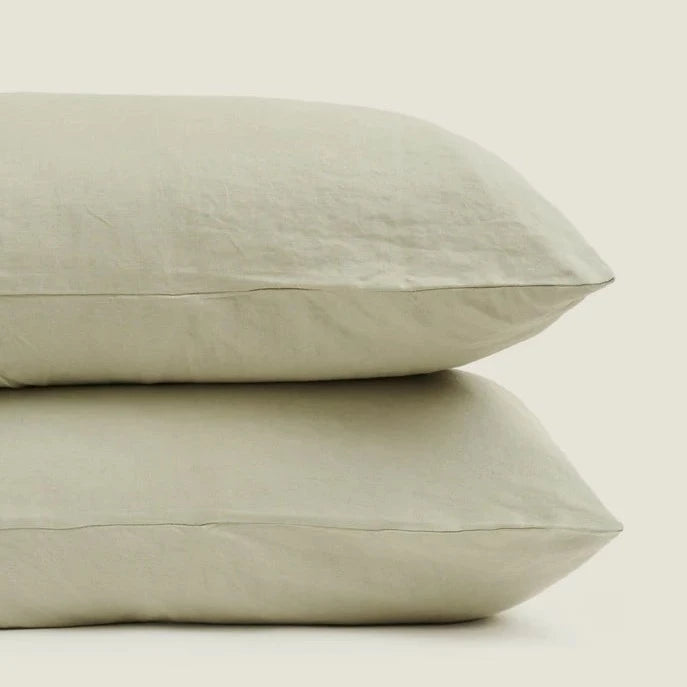 NEW GOTS French Linen Standard Pillowcases