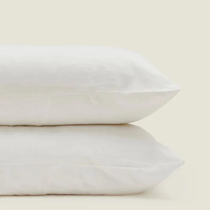 NEW GOTS French Linen King Pillowcases