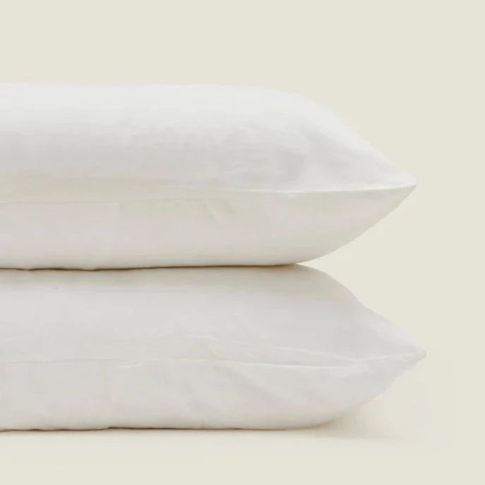 NEW GOTS French Linen Standard Pillowcases