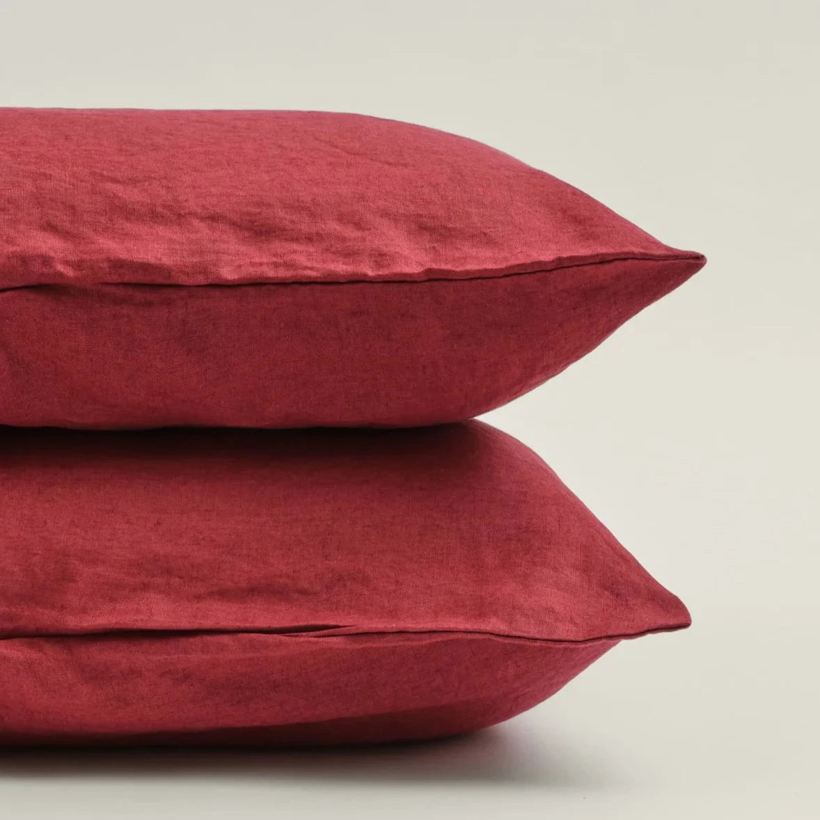 NEW GOTS French Linen King Pillowcases