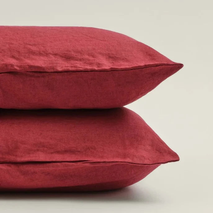 NEW GOTS French Linen Standard Pillowcases
