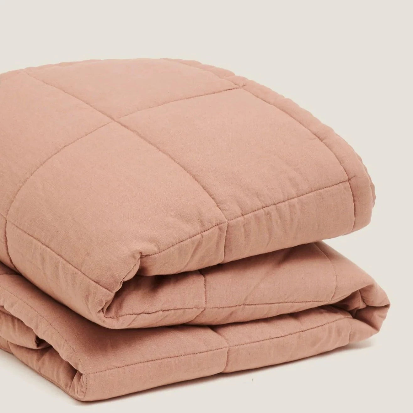 NEW GOTS French Linen Quilted Comforter