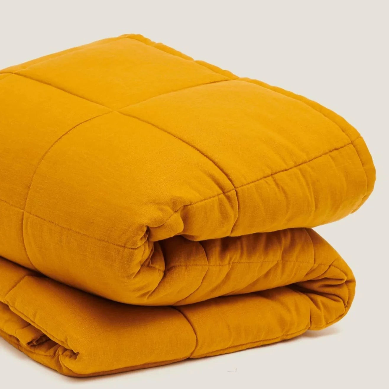 NEW GOTS French Linen Quilted Comforter