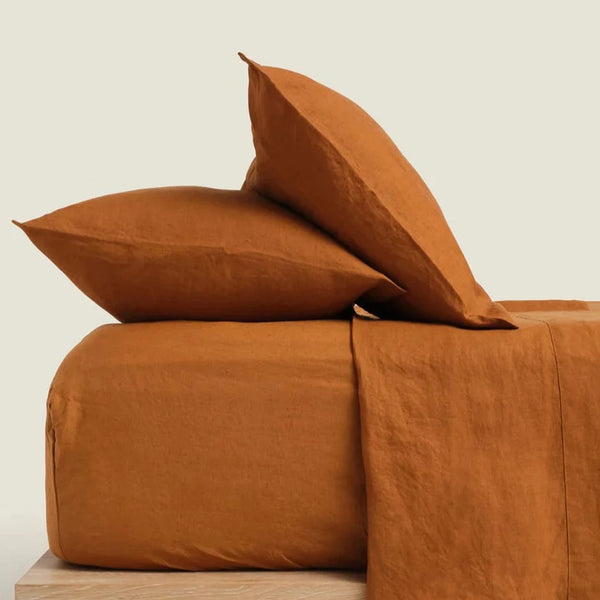 NEW GOTS French Linen Fitted Sheet