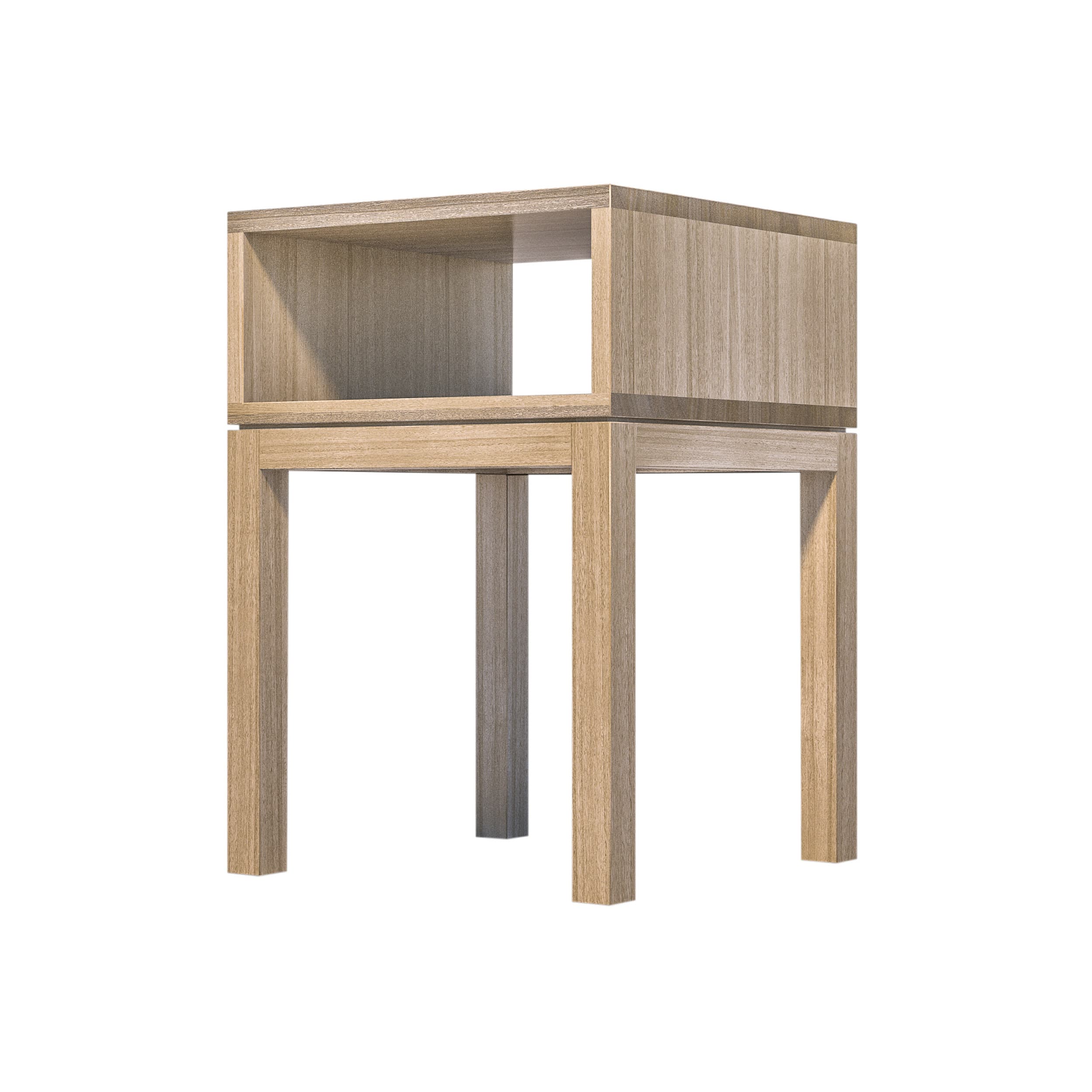 Huey Single Timber Bedside Table