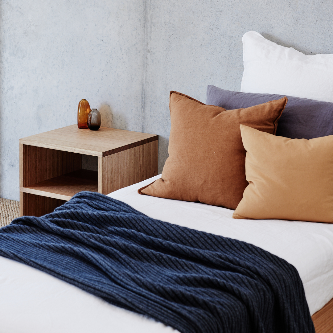 Huey Low Rider Timber Bedside Table