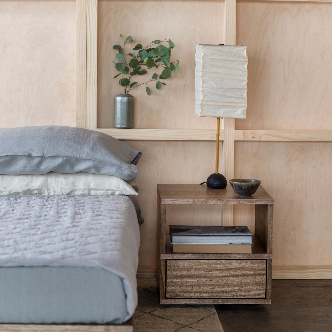 Huey Low Rider Timber Bedside Table