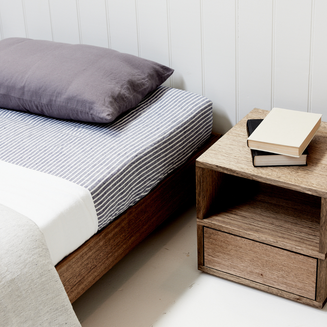 Huey Low Rider Timber Bedside Table