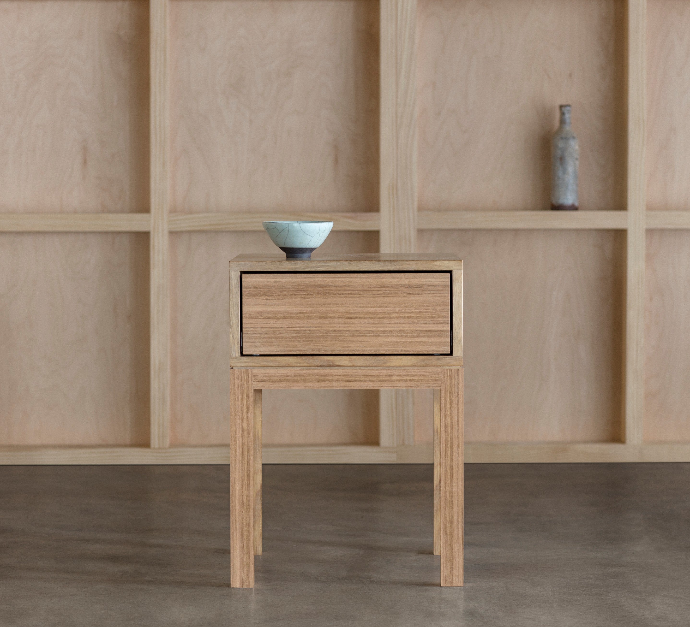 Huey Single Timber Bedside Table