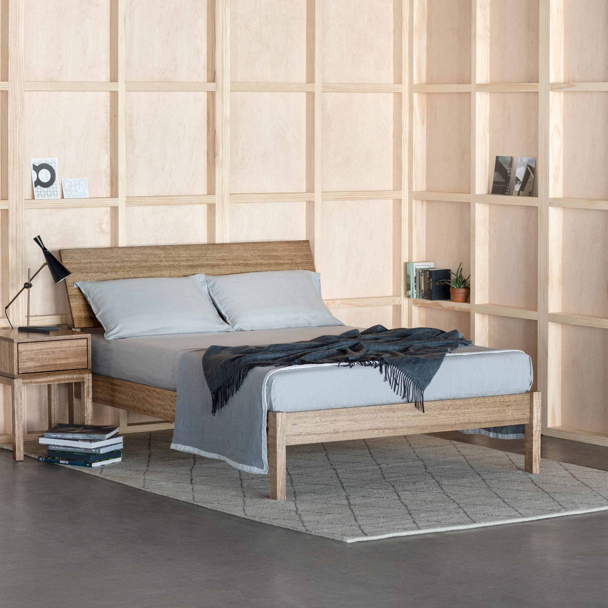 Oscar with Headboard Timber Bed Frame