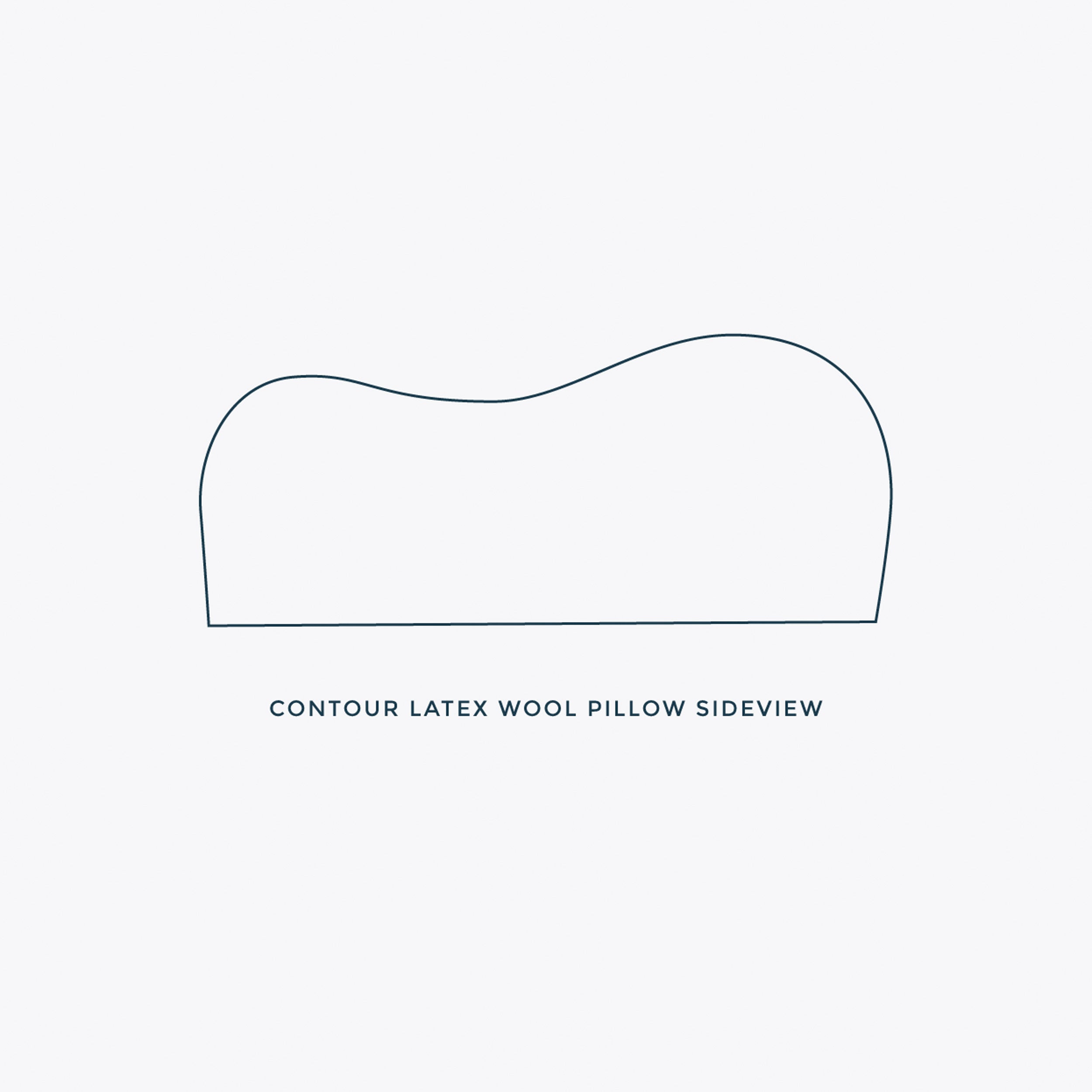 Contour Latex & Wool Pillow
