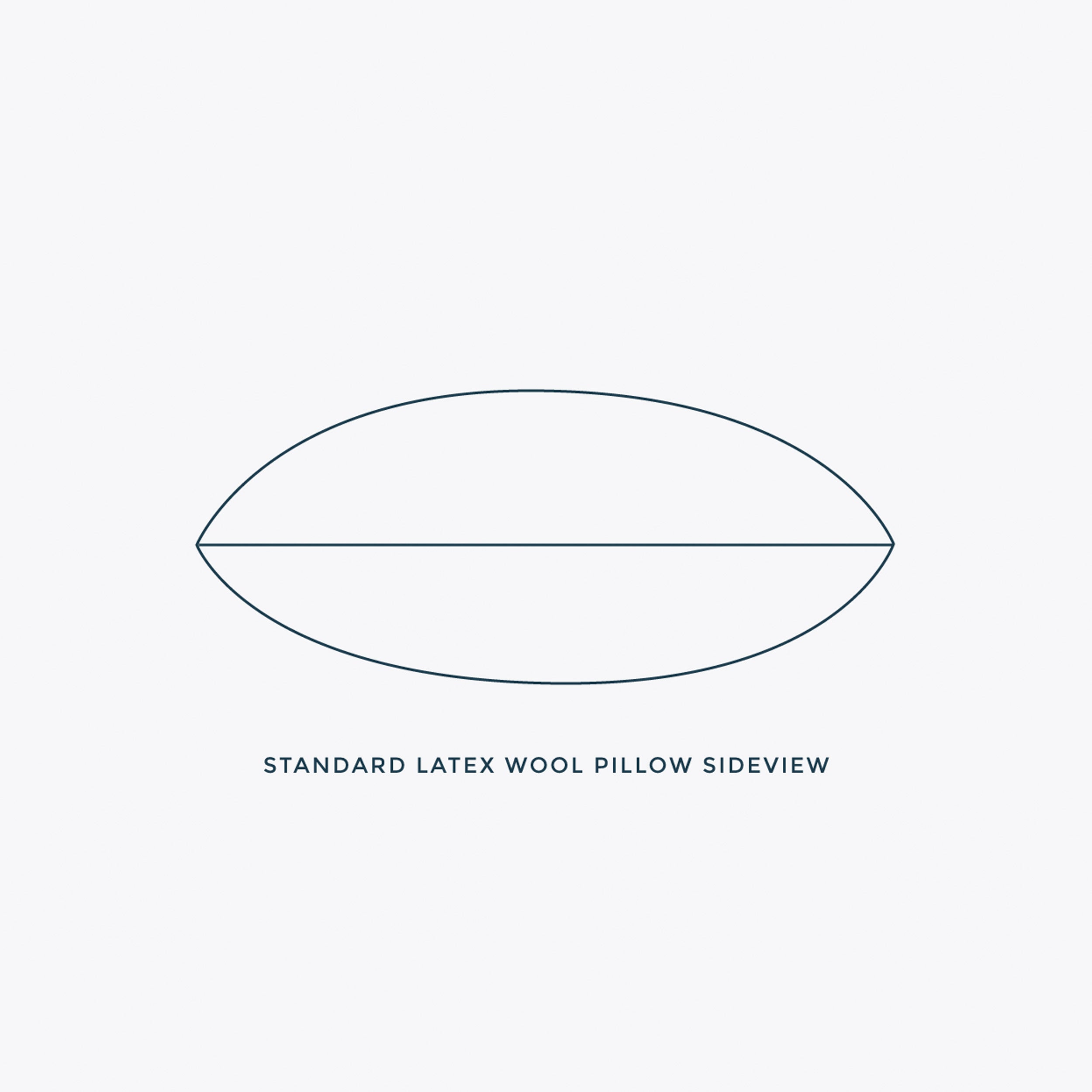 Standard Latex & Wool Pillow