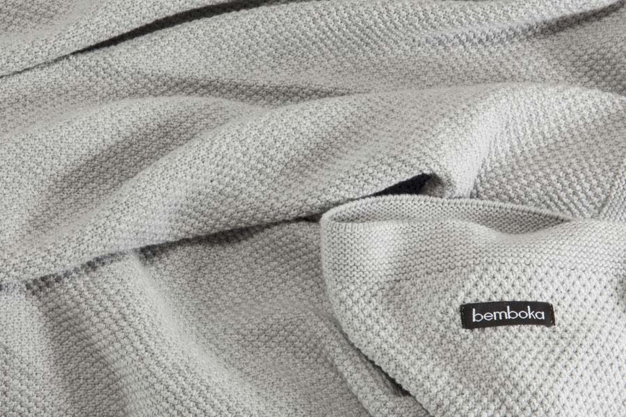 Luxury Cot Blankets - Organic Cotton Moss Stitch design