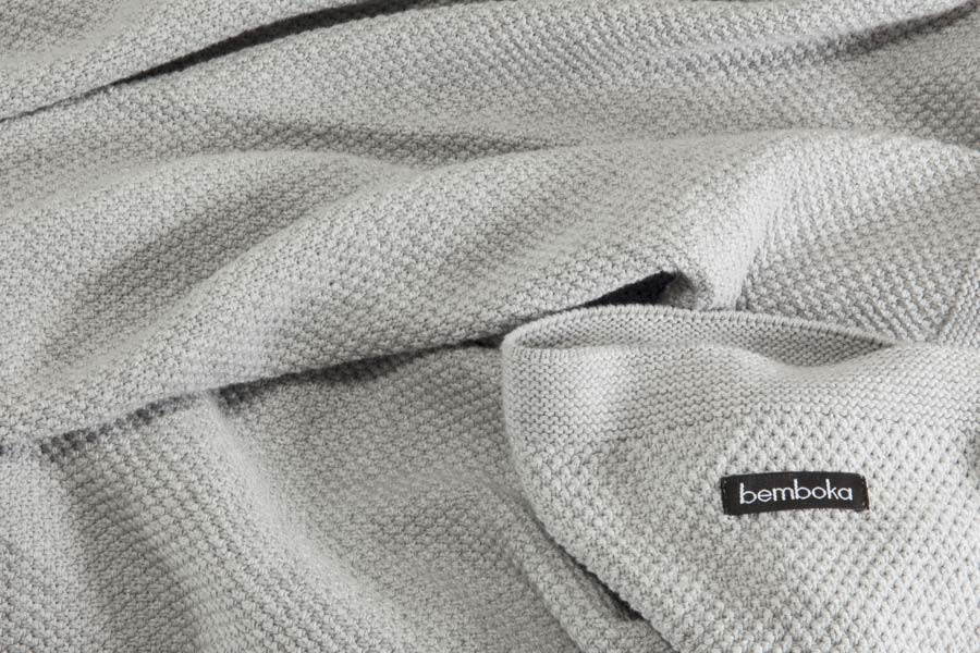 Luxury Cot Blankets - Organic Cotton Moss Stitch design